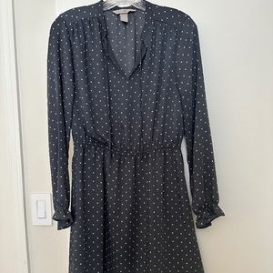 H&M Grey Polka Dot Dress